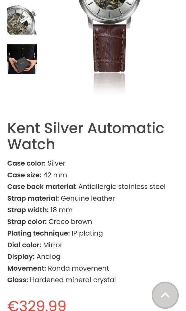 Automatic Watch Walter Bach, Luxury, Watches on Carousell