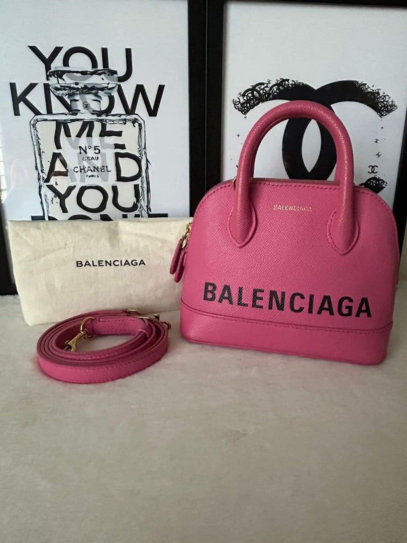 Balenciaga Pink Ville XXS Bag Luxury Bags Wallets on Carousell