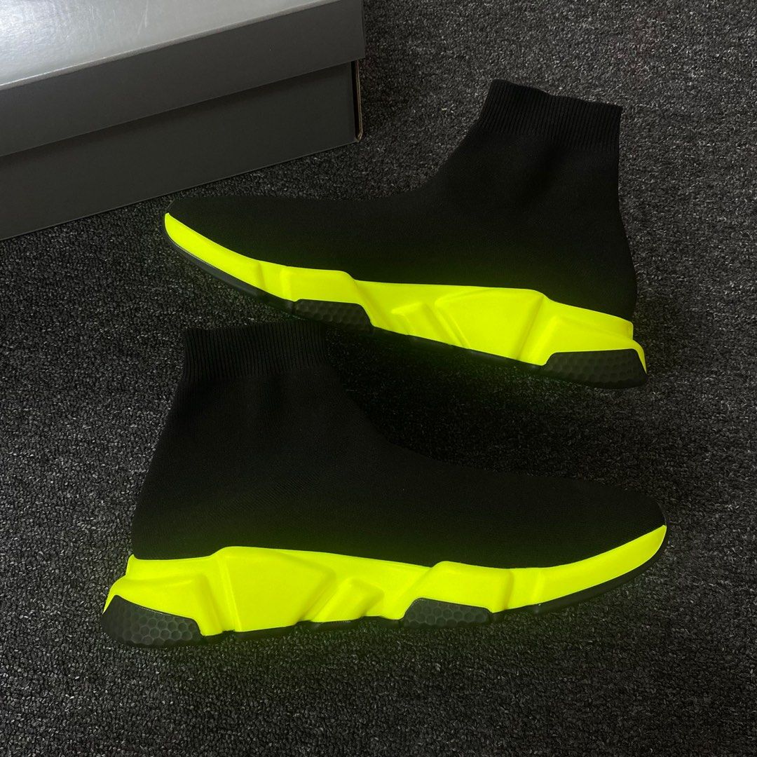 Balenciaga Speed Trainer Neon Black Eur43 Fit UK9 10 Men s