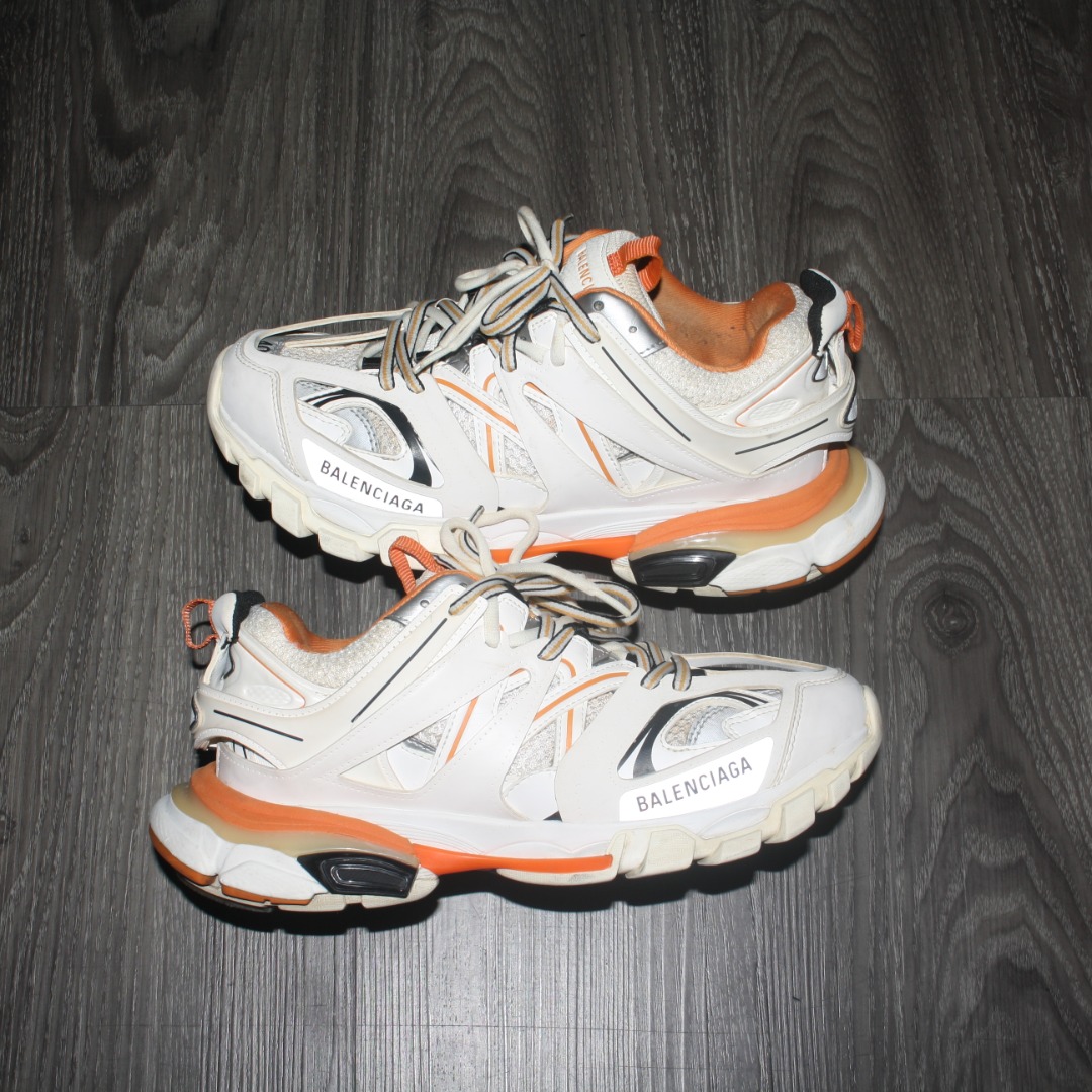 White and hotsell orange balenciaga