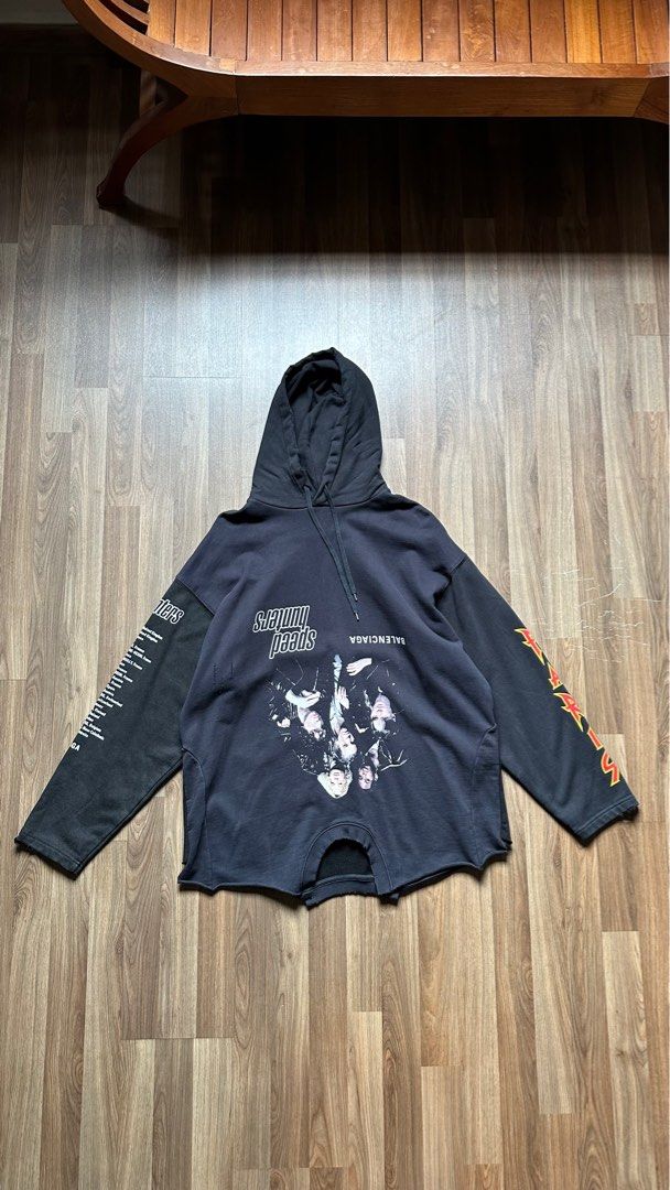 Balenciaga SS22 Upside Down Speedhunters Hoodie, Men's Fashion, Coats,  Jackets and Outerwear on Carousell