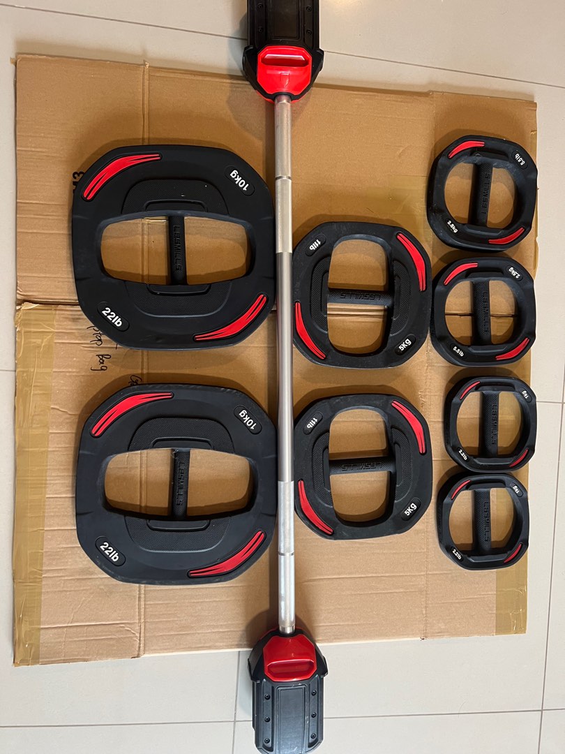 Barbell Gym Home set (Body Pump), Sports Equipment, Exercise & Fitness