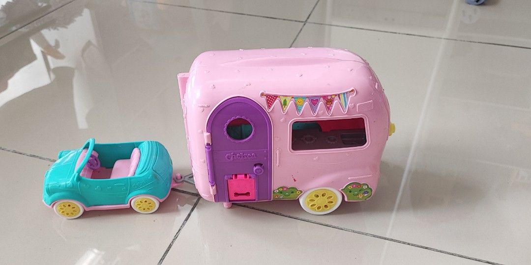 Barbie camper van sticker instructions top