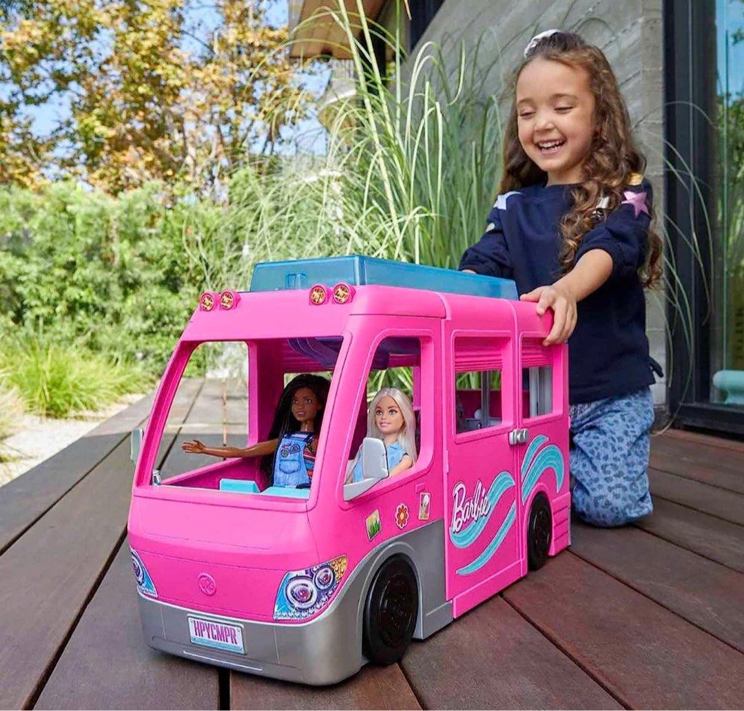 Barbie Dream Camper campervan Jeep