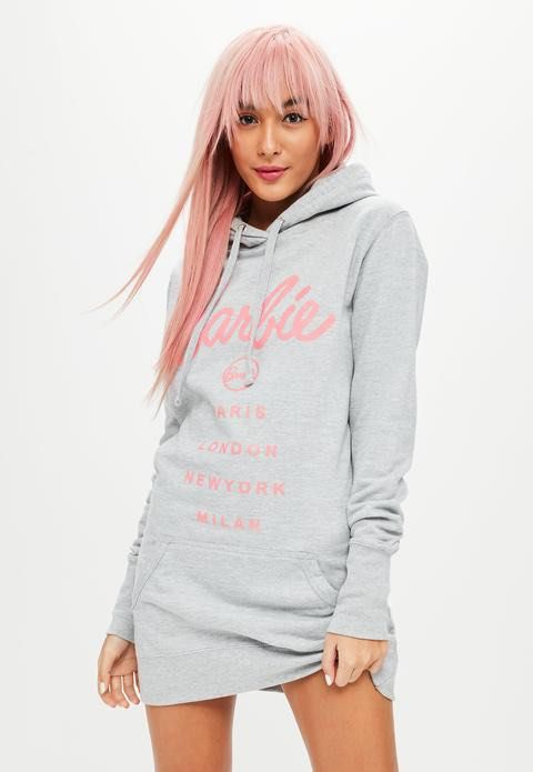 Missguided Stanford oversized sweatshirt in gray