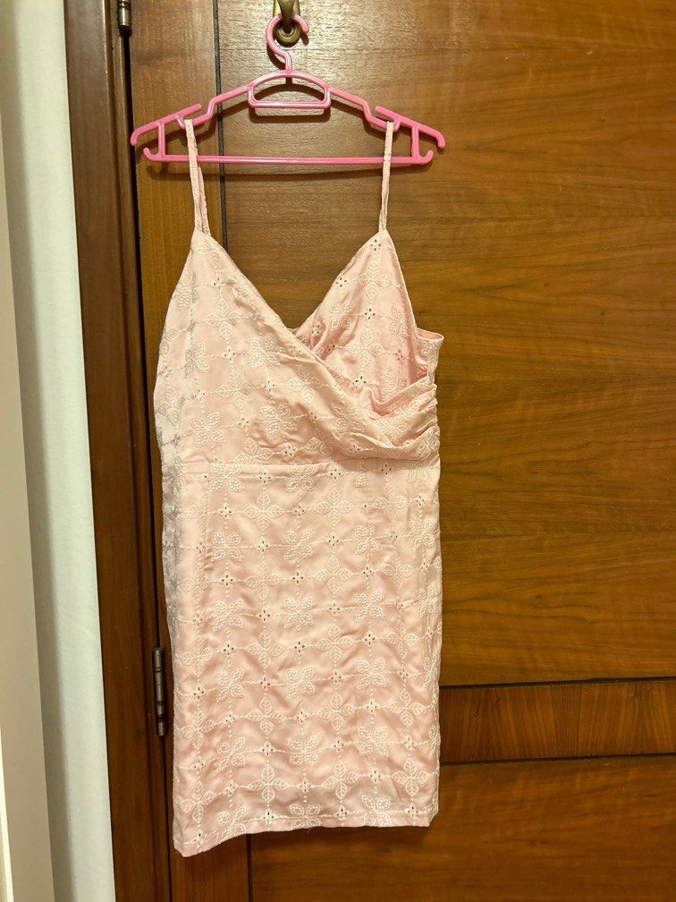 Brand New Barbiecore Baby Pink Romper, Women's Fashion, Dresses & Sets