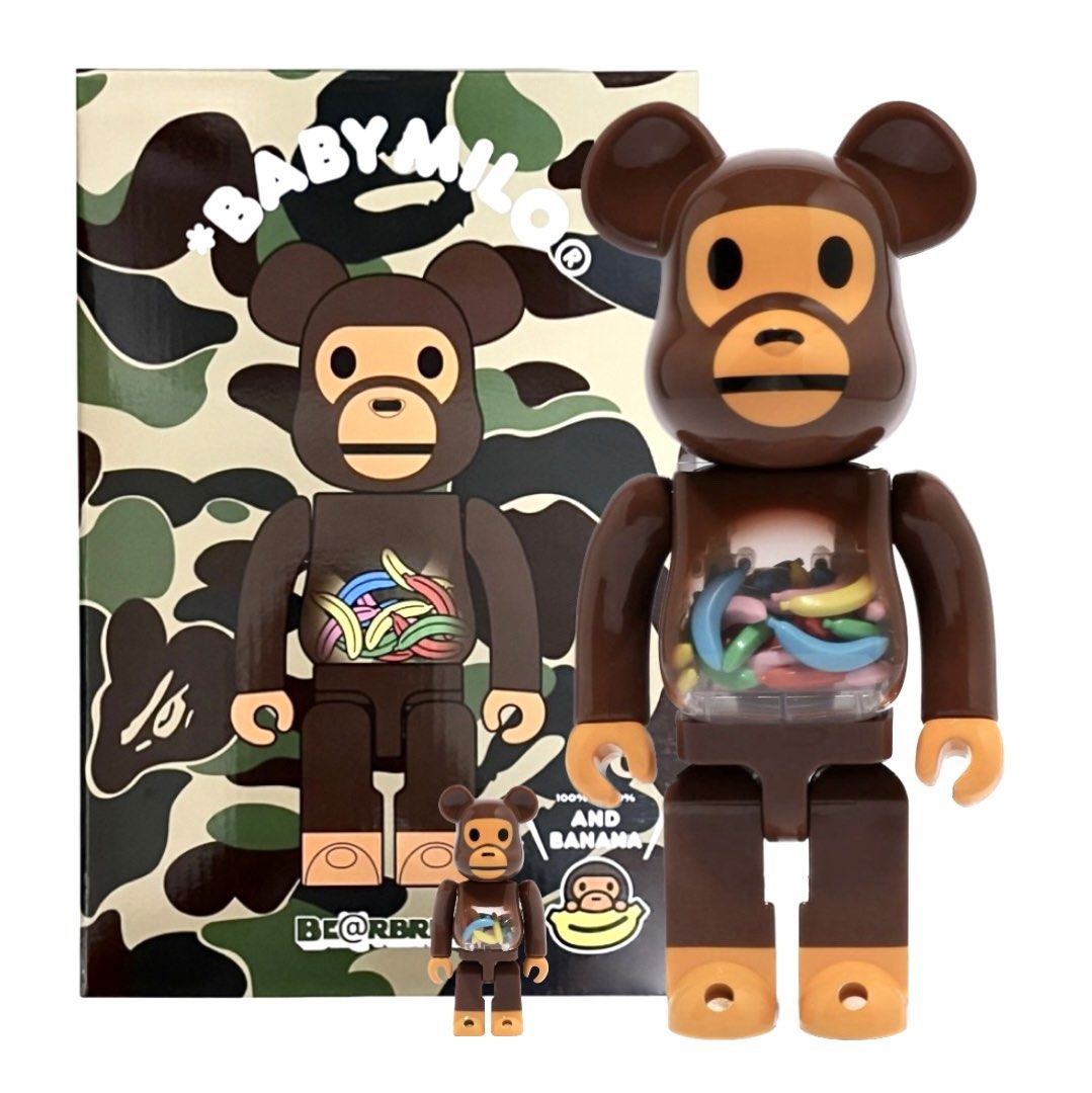 BAPE BE@RBRICK BABY MILO BANANA 1000%