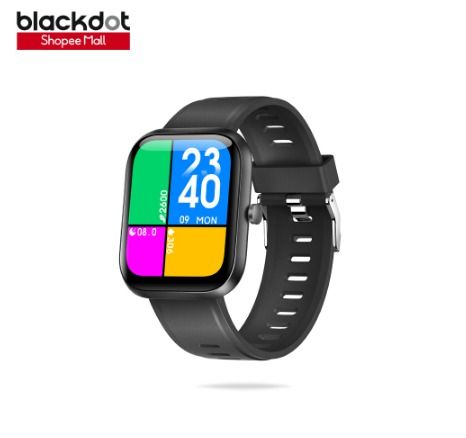 Blackdot GT1S Smartwatch with Oxygen Level Monitor Temperature Monitor App Notifications HR and BP Monitor DL1565 Mobile Phones Gadgets Wearables Smart Watches on Carousell