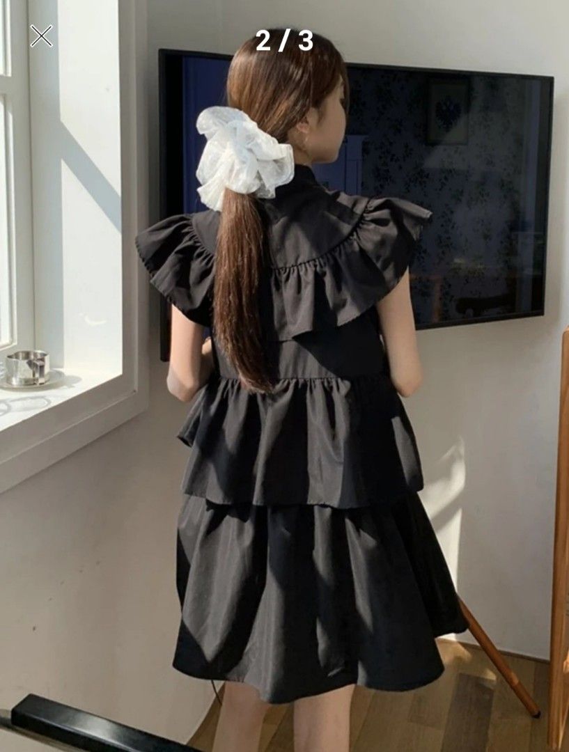 Button front smock dress outlet