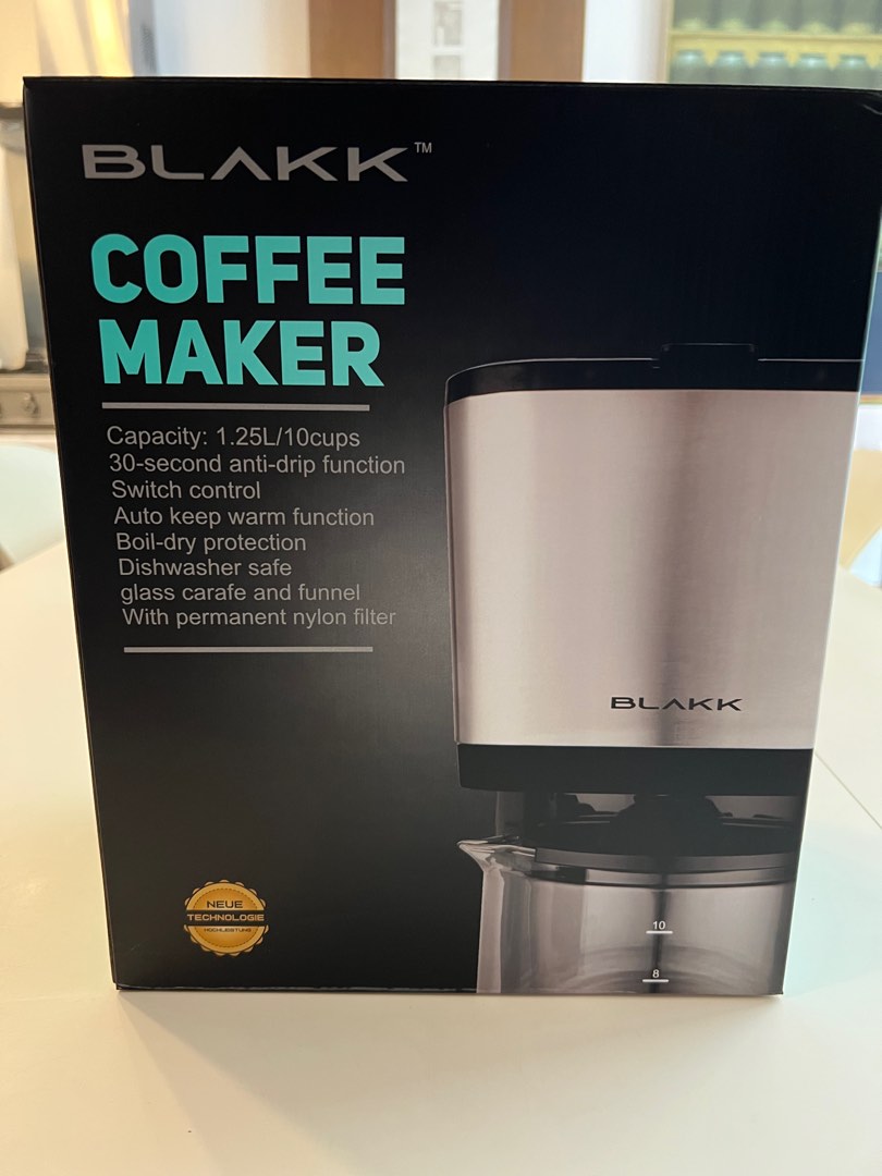 Blakk Coffee Maker, Food & Drinks, Beverages on Carousell