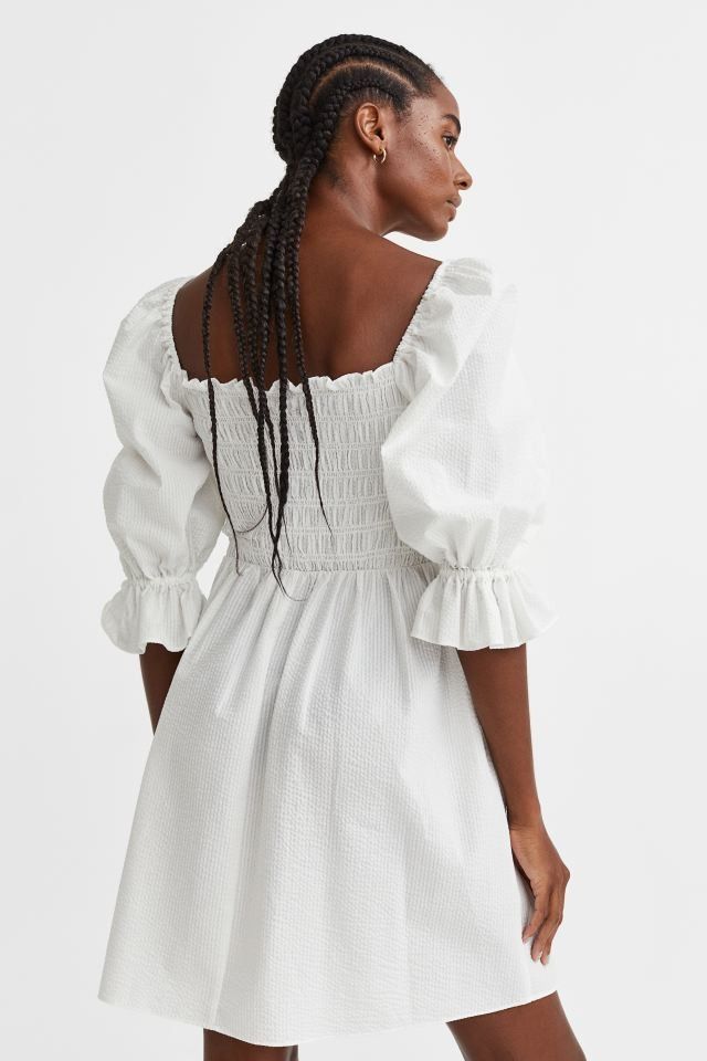 H&m seersucker dress top