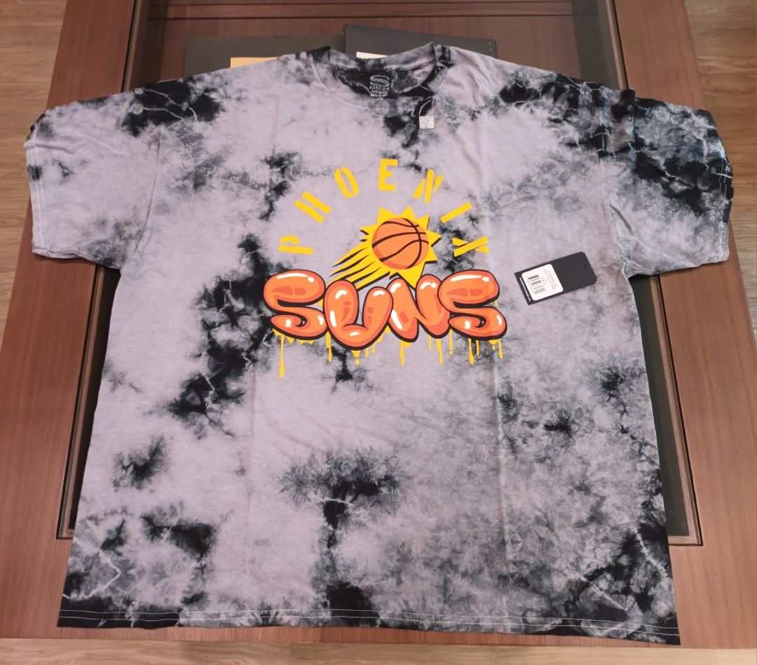 Unisex Phoenix Mercury Stadium Essentials Charcoal Street Art Dark Crystal  Washed Tie-Dye T-Shirt