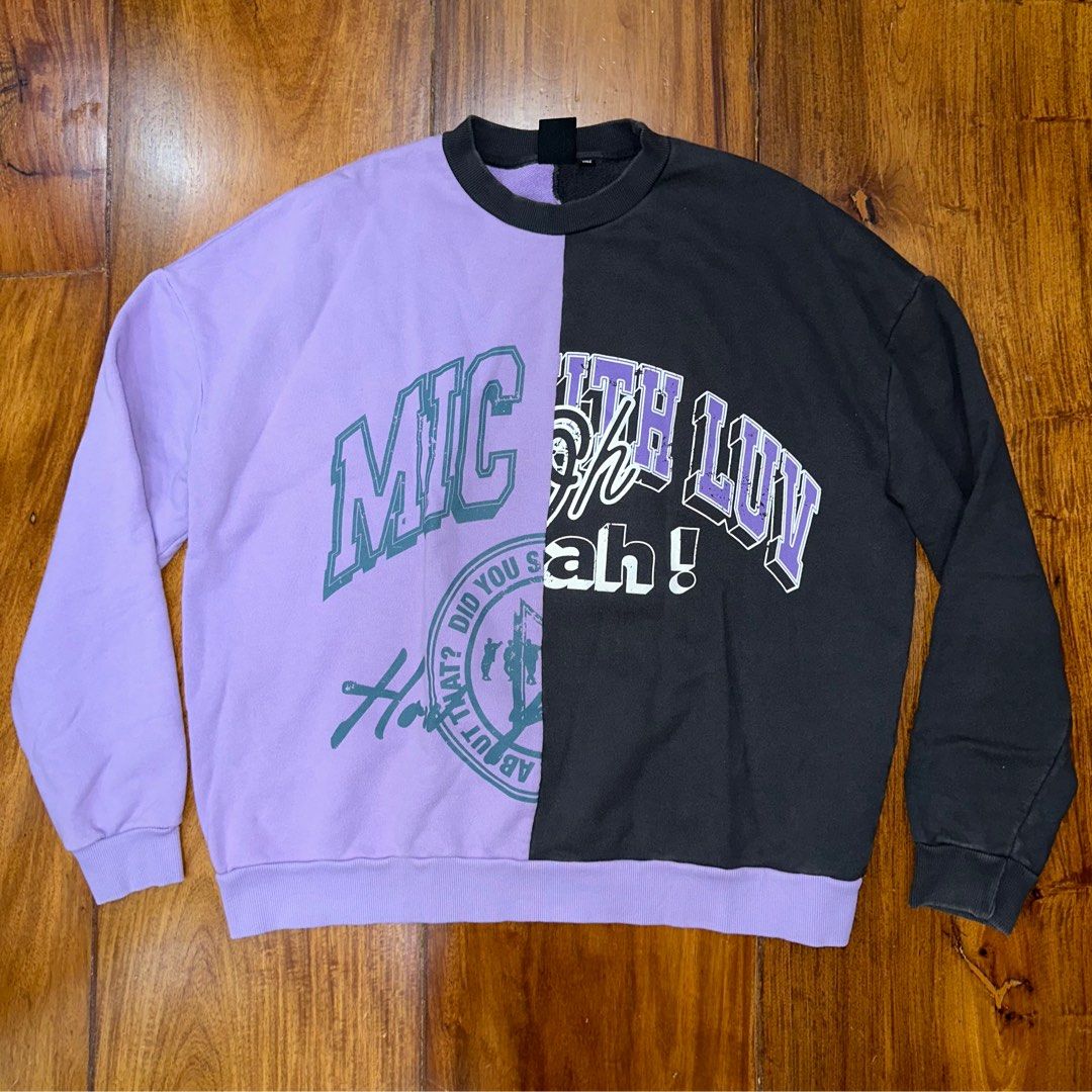 BTS Micdrop x Boy with Luv Pullover Women s Fashion Coats Jackets and Outerwear on Carousell