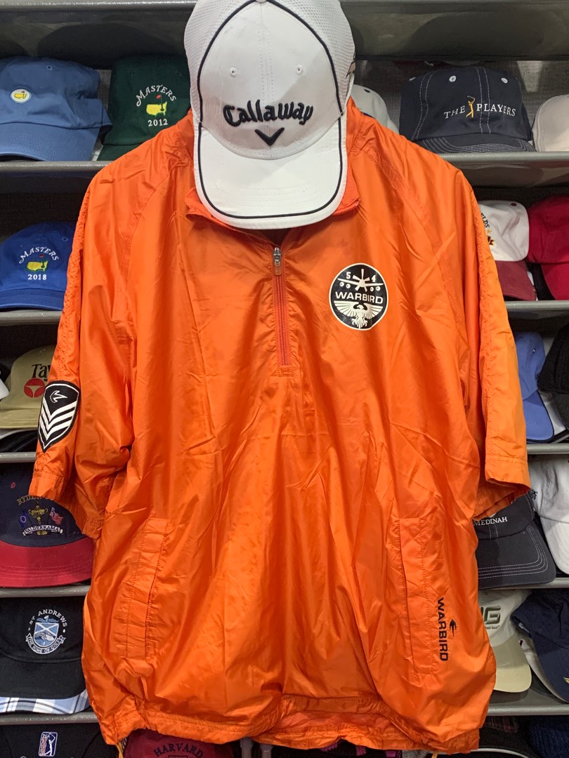 CALLAWAY GOLF WINDBREAKER ORANGE COLOR FREE CALLAWAY CAP Sports