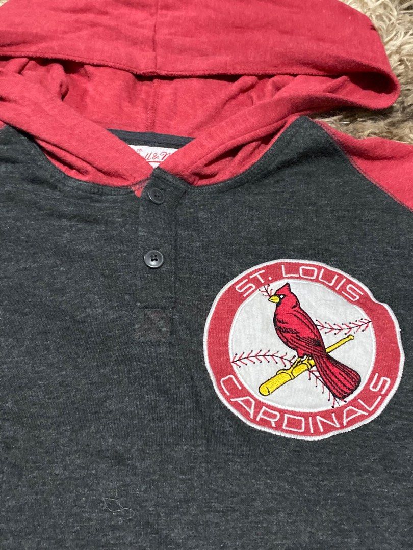 Louisville Cardinals Football Adidas Team Issued Red Hoodie Sweatshirt LG