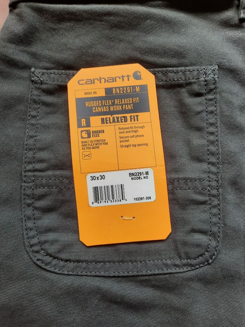 Carhartt Men's Rugged Flex Rigby Dungaree Pants, Men's Fashion