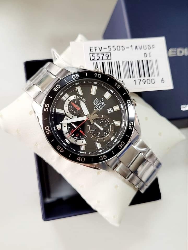 Casio Edifice EFV-550D-1AVUDF, Men's Fashion, Watches & Accessories ...