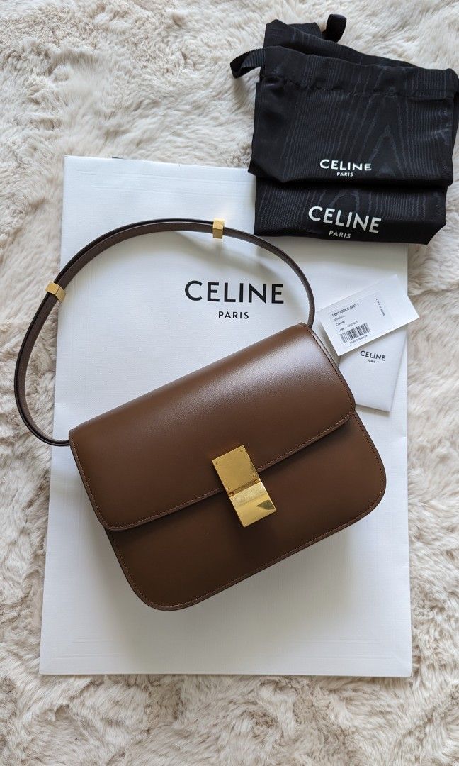 Medium classic bag on sale in box calfskin