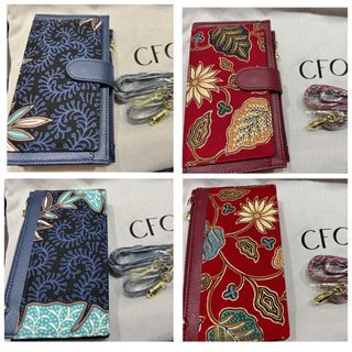 CFOB Batik epsom leather sling pouch