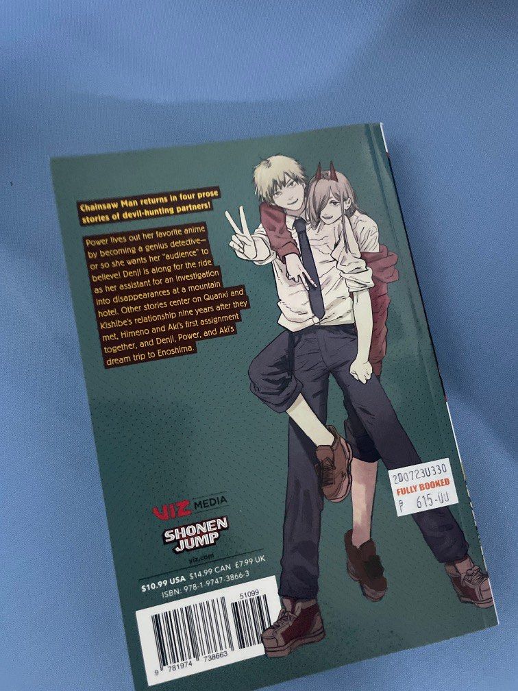 Chainsaw Man Buddy Stories light novel VIZ media English, Hobbies