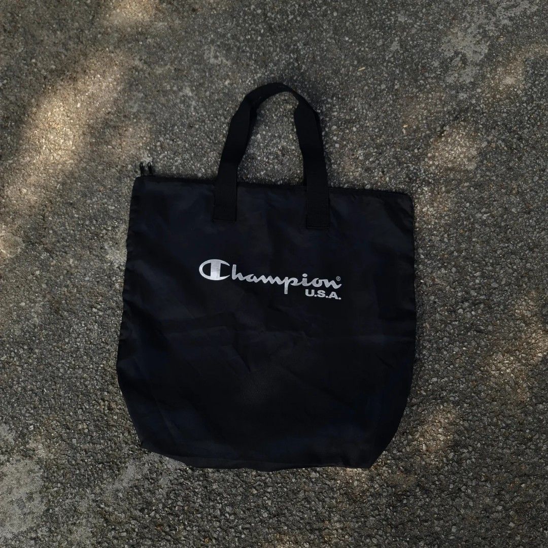 Champion tote shop bag mens pink