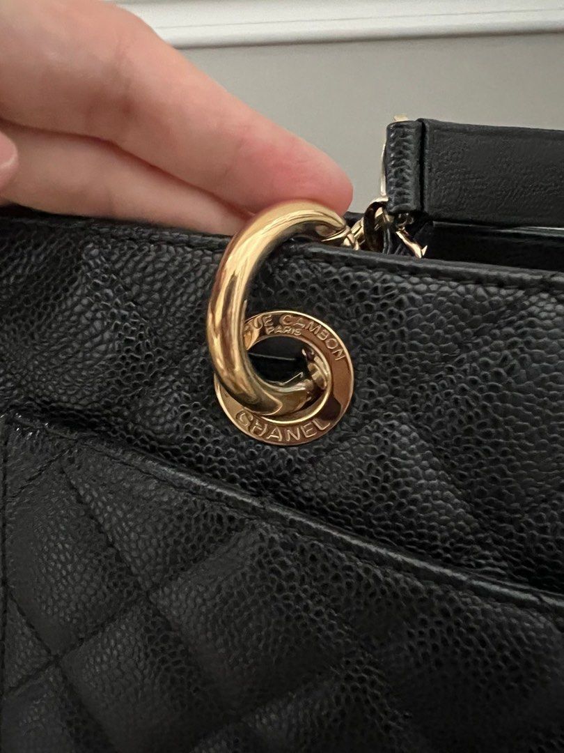 Chanel GST Grand Shopping Tote  Black Caviar Gold Hardware , Luxury, Bags  & Wallets on Carousell