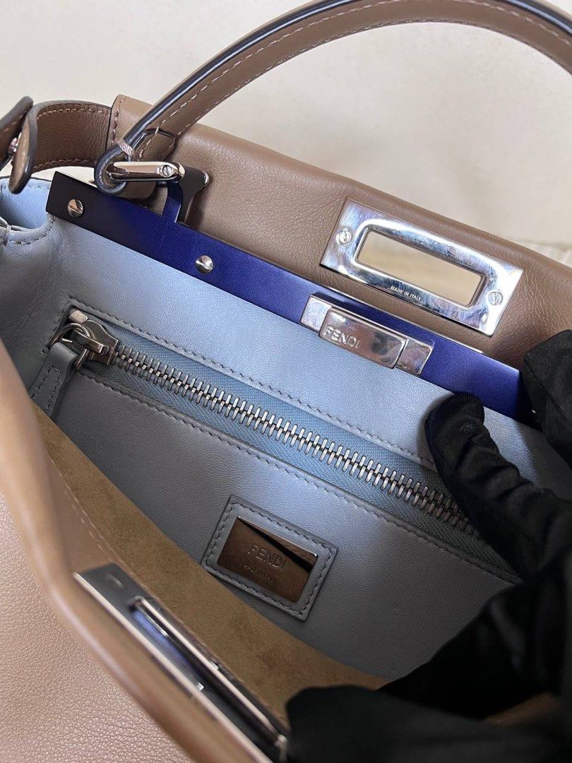 Cheapest Fendi Peekaboo Brown Blue Medium