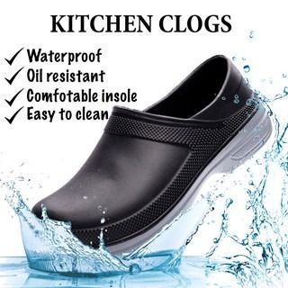 Mens shop chef clogs