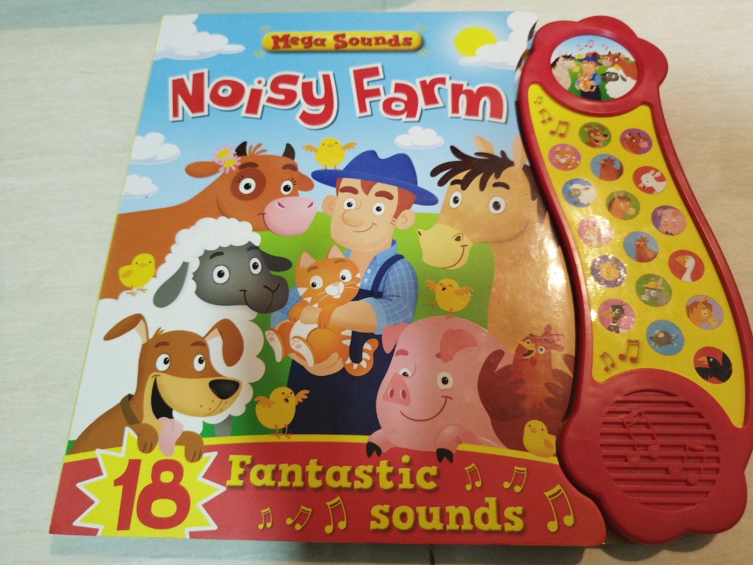Books　Toys,　Magazines,　Children/baby/toddler　Books　on　Noisy　board　book　Children's　Farm,　Hobbies　Carousell