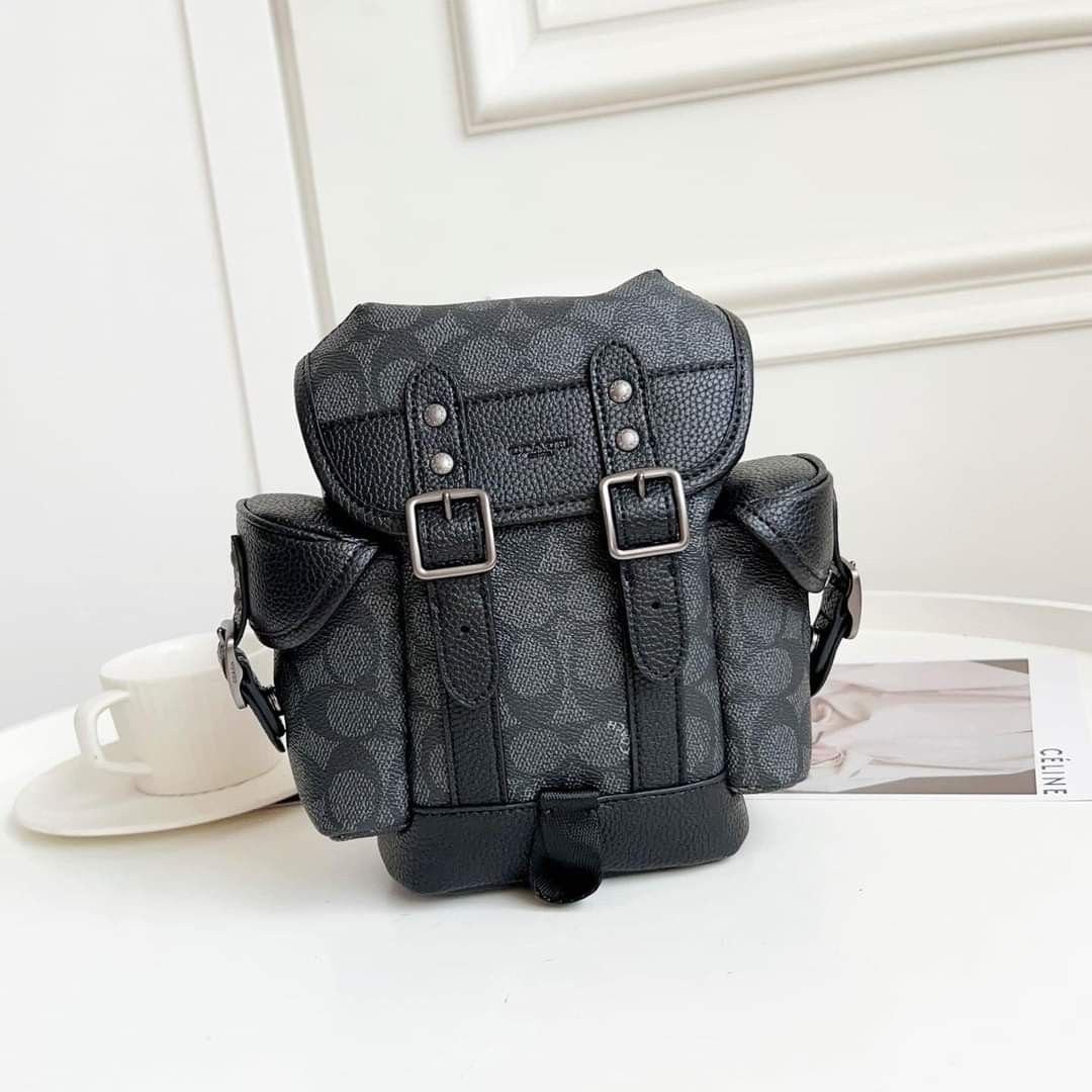 Coach Hitch Mini Backpack in Signature Canvas (Category: Backpacks) located in Quezon City. Submitted by bagsboutiqueph (Listing ID 1254042682, Image 2). Description: LAST PRICE POSTED. LIMITED STOCKS ONLY. NEW ARRIVAL BRANDNEW WITH INCLUSIONS. OTHER PHOTOS WILL BE SEND DURING PURCHASE AND FOR SURE BUYERS ONLY. WHEN IN DOUBT, DO NOT ORDER. THANK YOU..