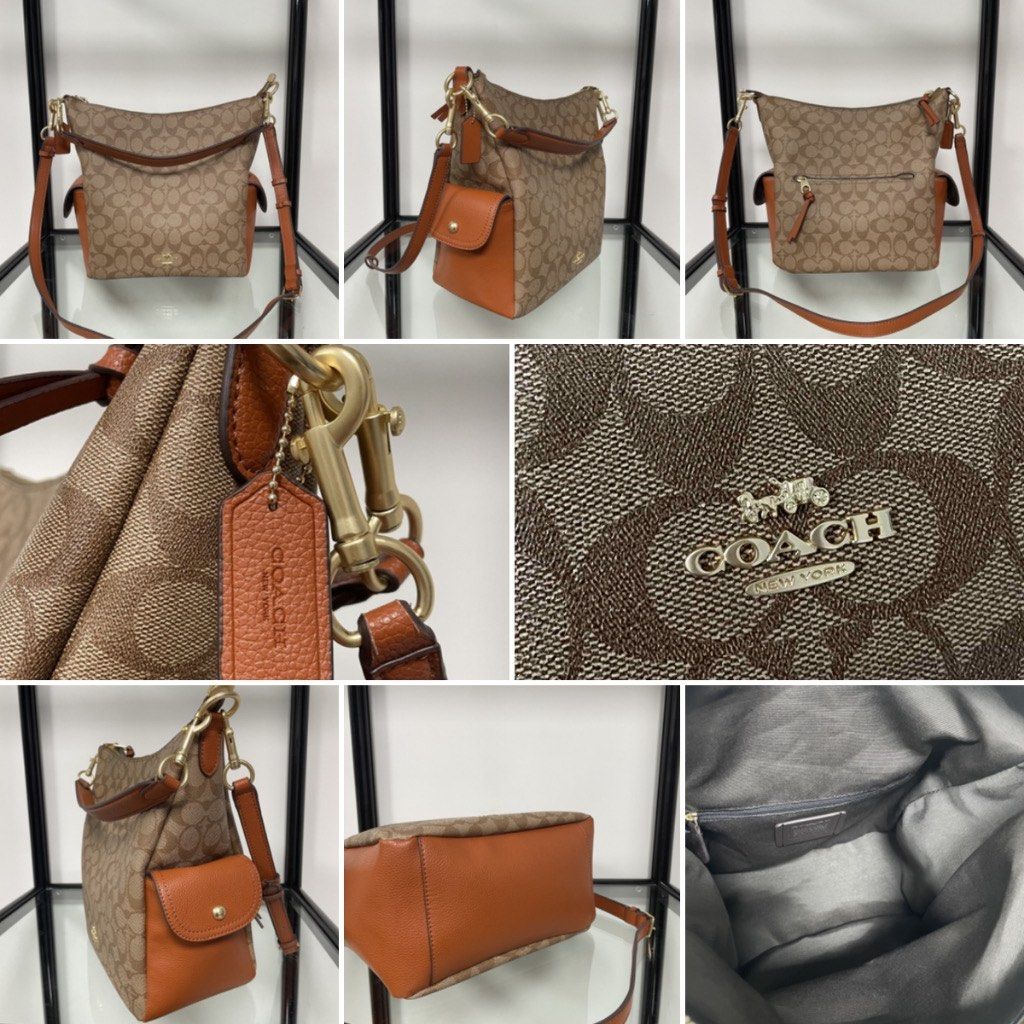 Coach Signature PVC Leather Penny Shoulder Bag / 2way Bag C1523 – luxebags  singapore