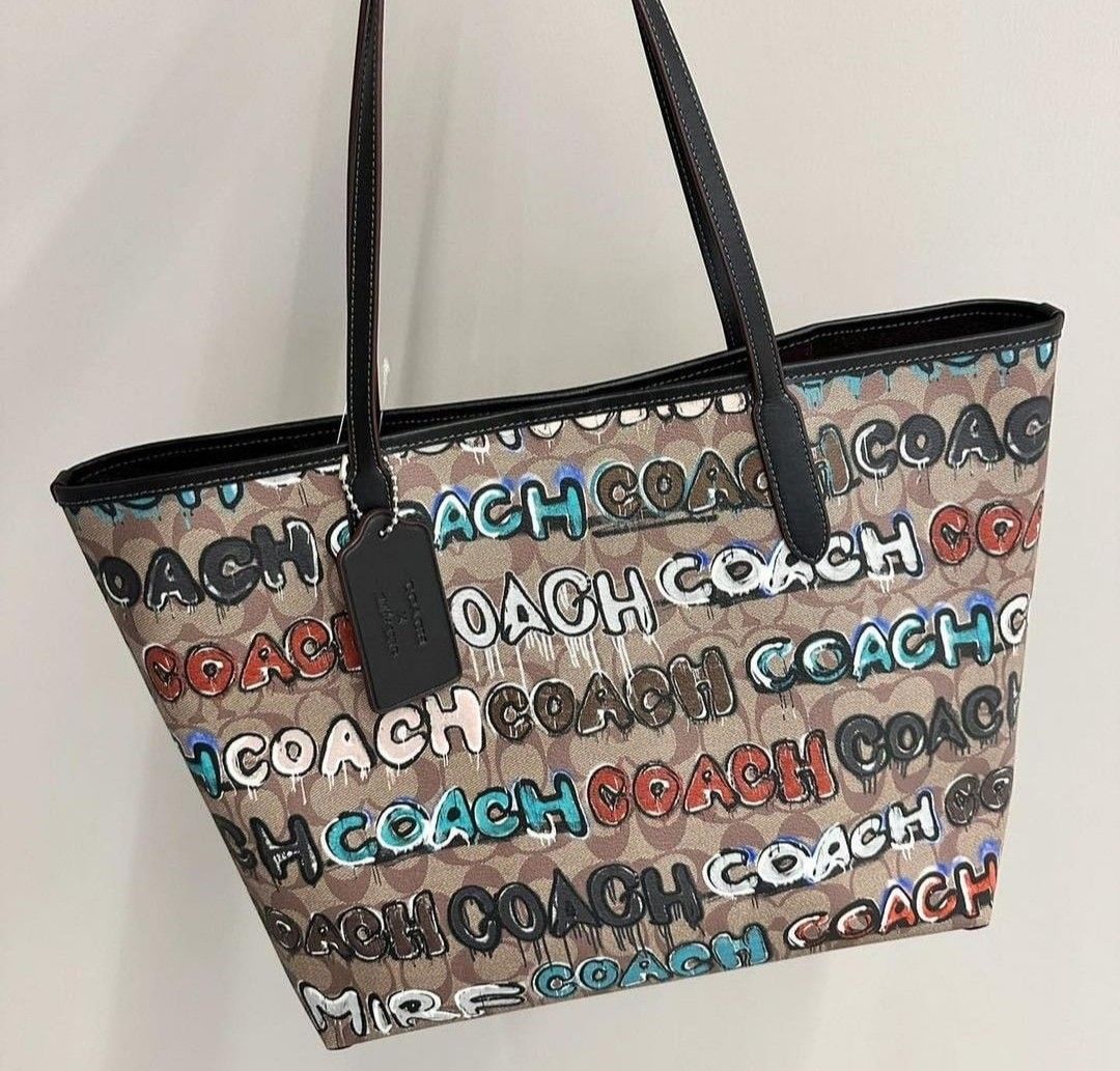 Coach Mint + Serf Nolita 19 in Signature Canvas