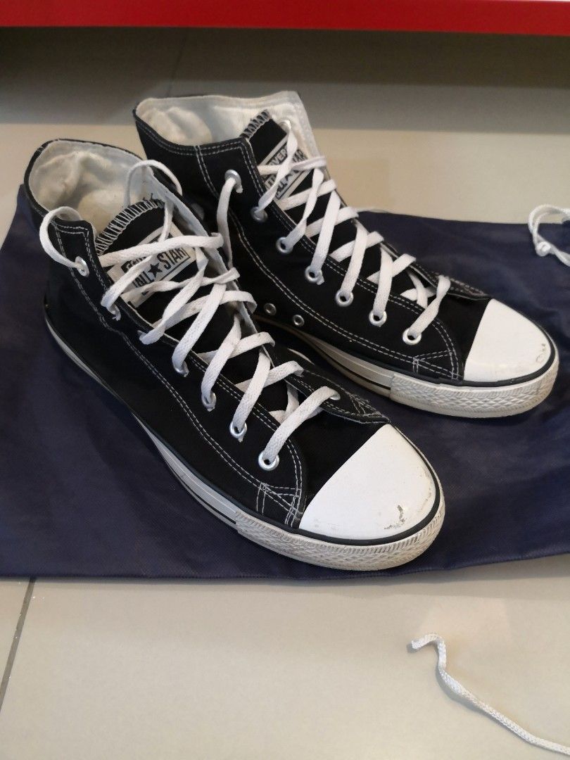 Converse All Star high cut black Men s Fashion Footwear