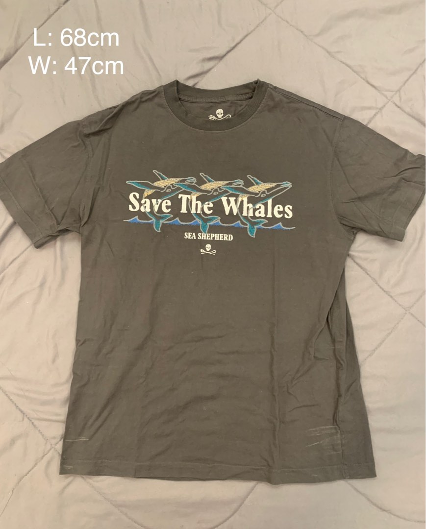 Cotton On Save the Whales T-Shirt, Men's Fashion, Tops & Sets, Tshirts ...