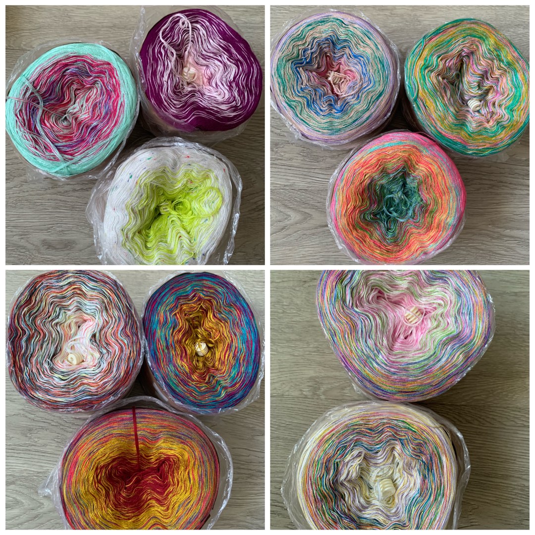 Cotton yarn cake (1), Hobbies & Toys, Stationery & Craft, Craft
