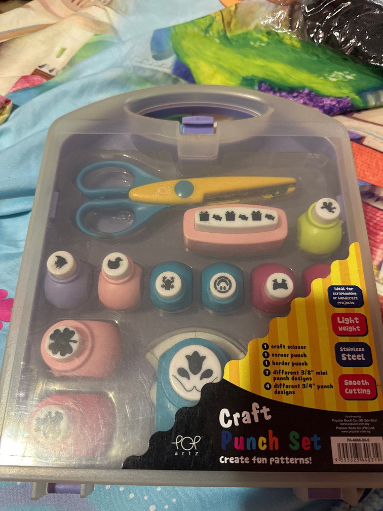 Craft Punch Set, Hobbies & Toys, Stationery & Craft, Craft Supplies