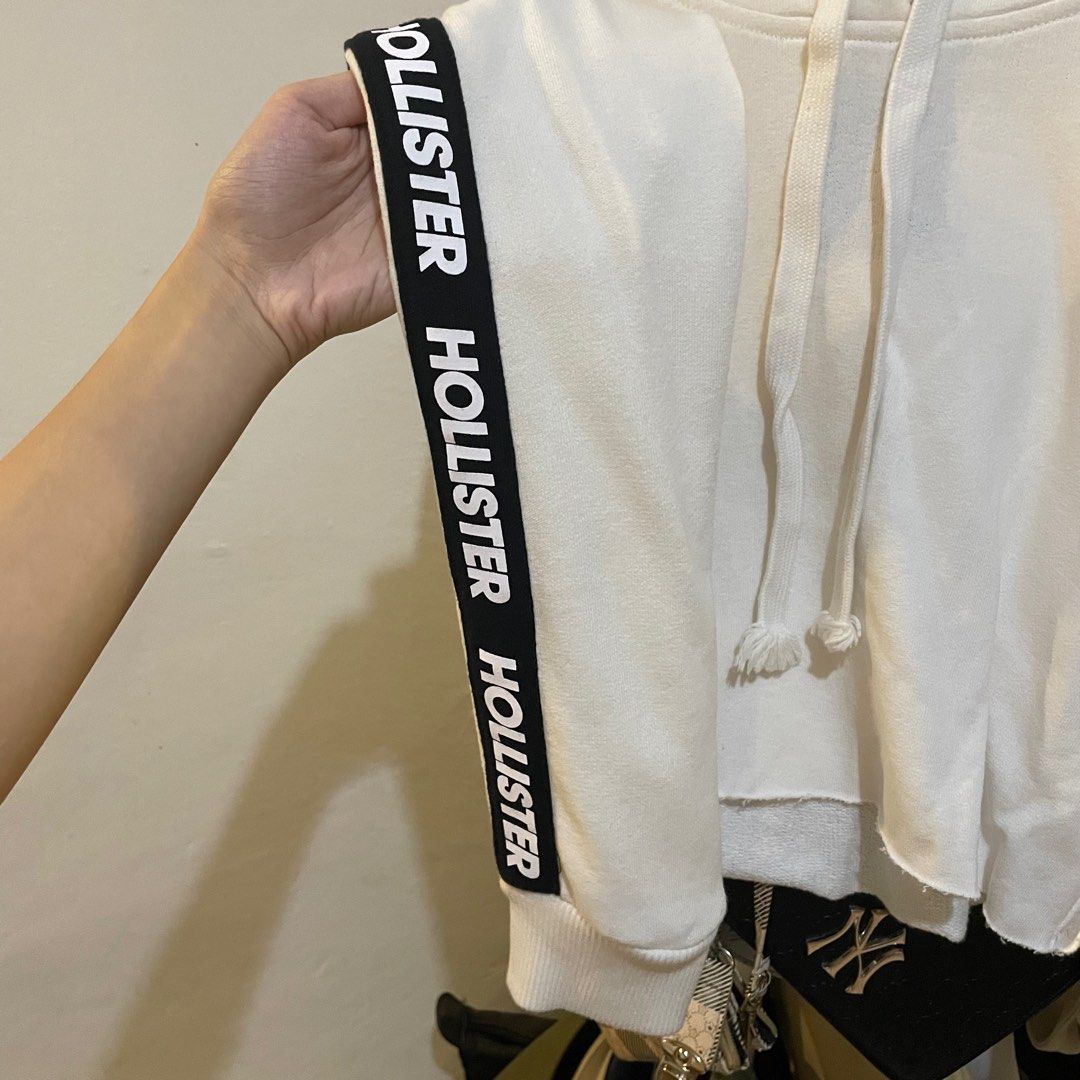 Hollister cut sale off crop hoodie