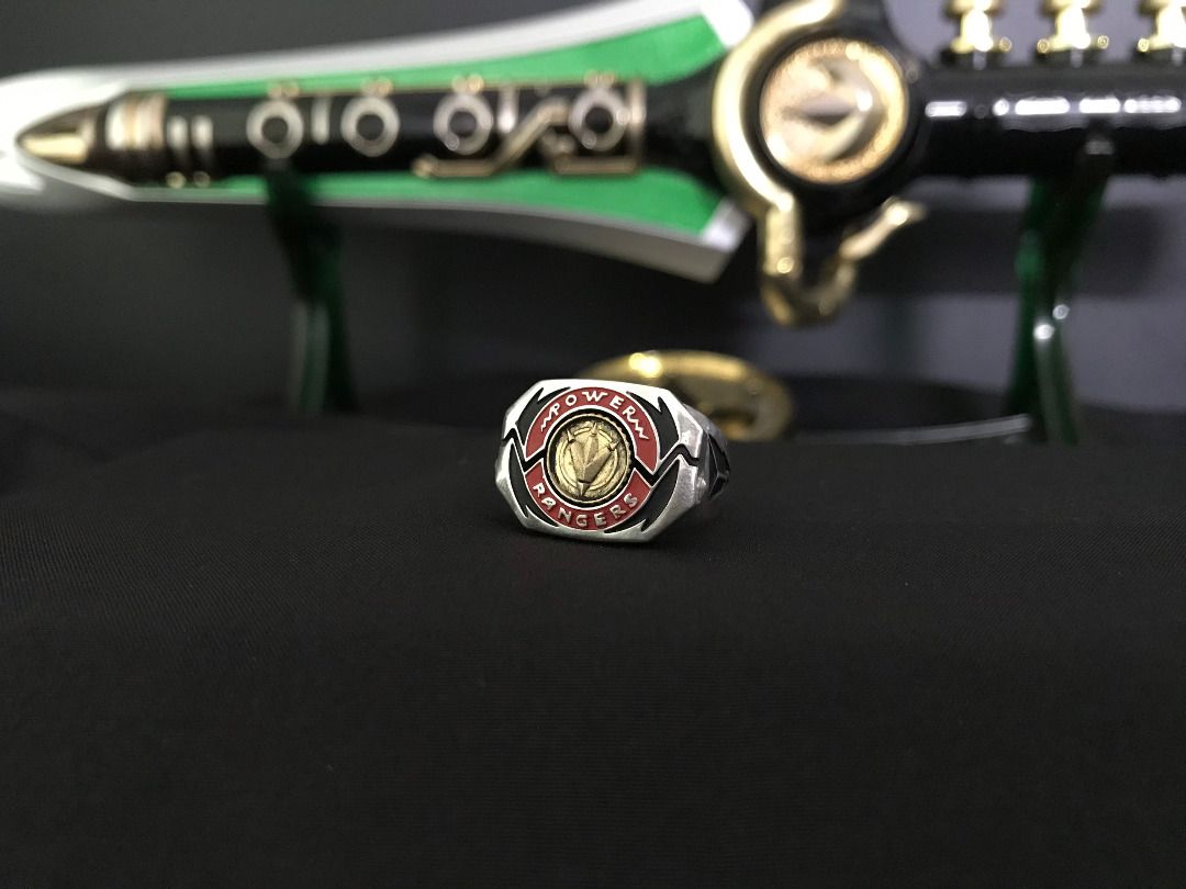 Customized MMPR Power Ranger's Ring's Tommy Oliver/Green Ranger, Luxury ...