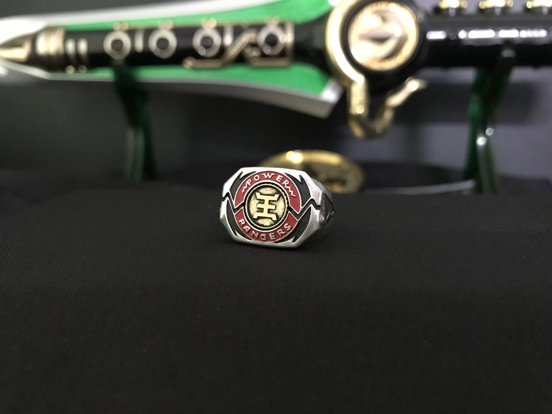 Customized MMPR Power Ranger's Ring's Tommy Oliver/Green Ranger, Luxury ...