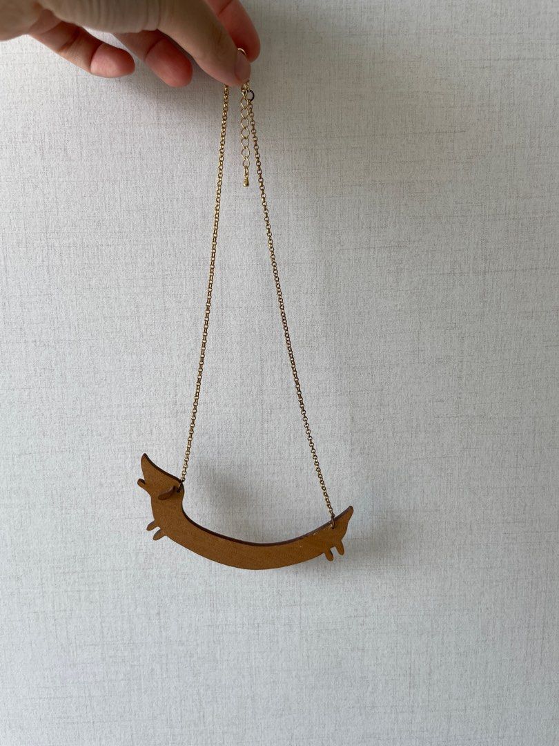 Dachshund doggie necklace costume Jewelry for fun for kids for