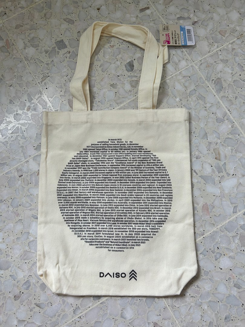 Daiso Small Tote Bag Women s Fashion Bags Wallets Tote Bags