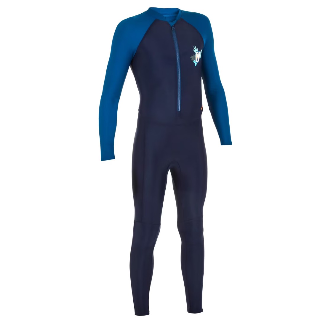 Decathlon Nabaiji Boy's Swimming Wetsuit Swimsuit 100 Mask Blue