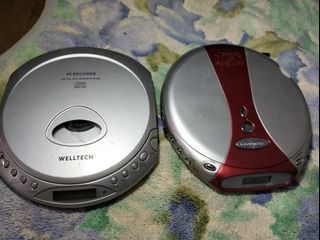 Defective Discmans 2 Units Take All In 1 Price Brands :  Welltech And Goodmans From UK