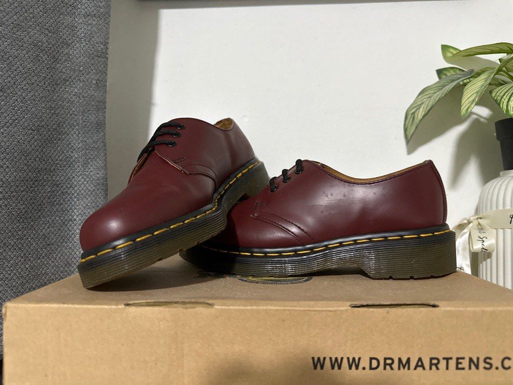 Dr Martens 1461 Cherry Red Rouge Smooth