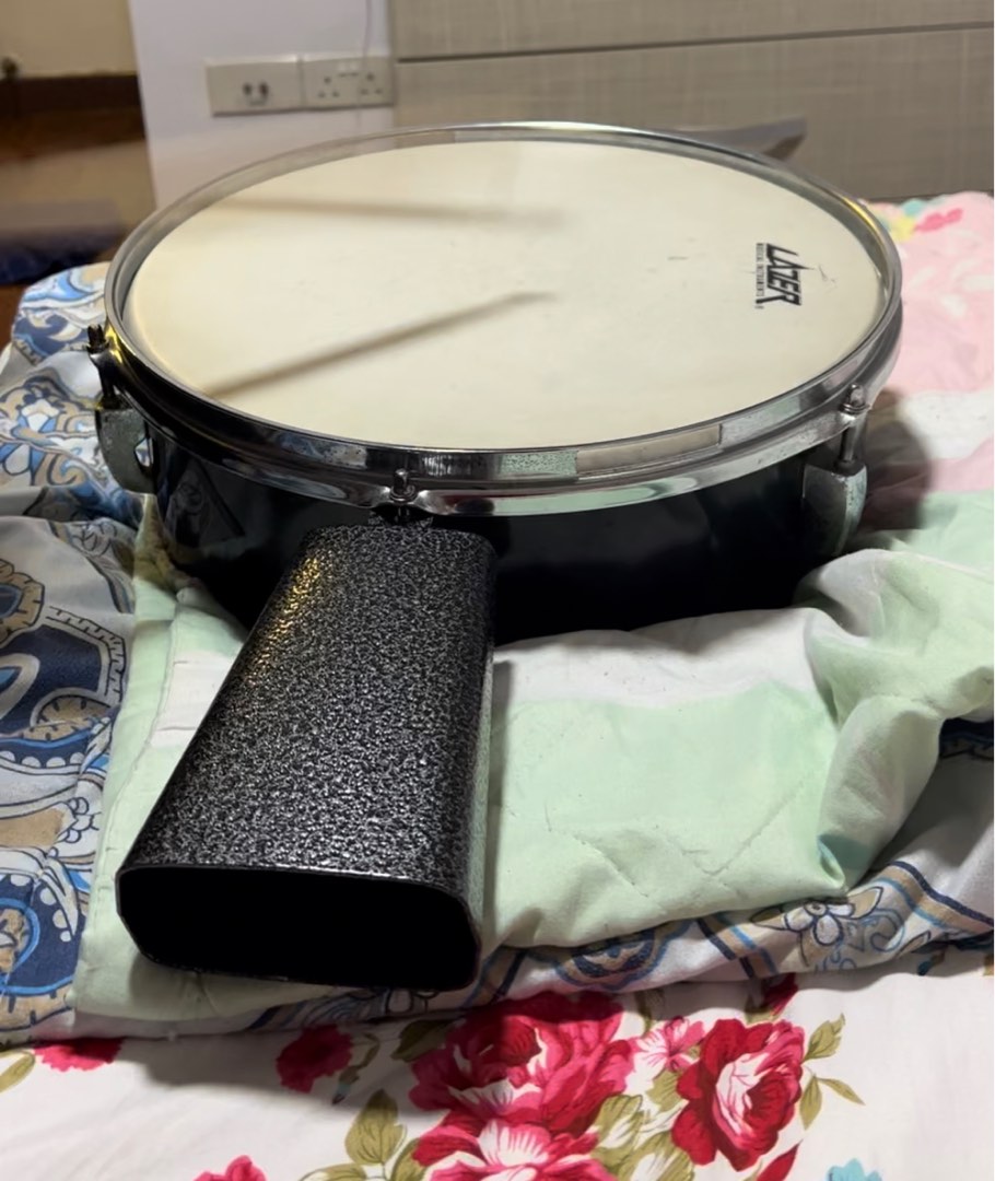 Drum with cowbell can lower price , Hobbies & Toys, Music & Media