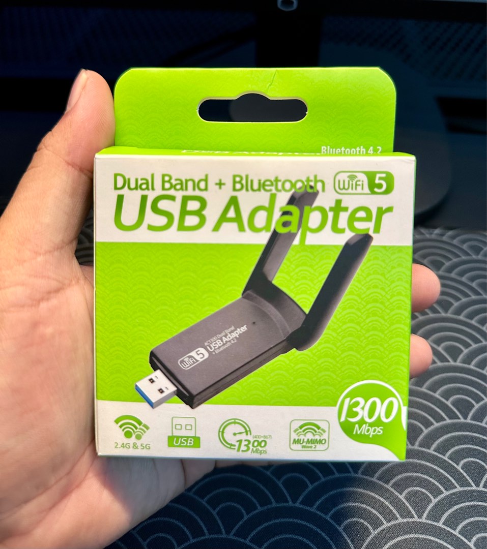 Dual band bluetooth usb adapter computers tech desktops on carousell