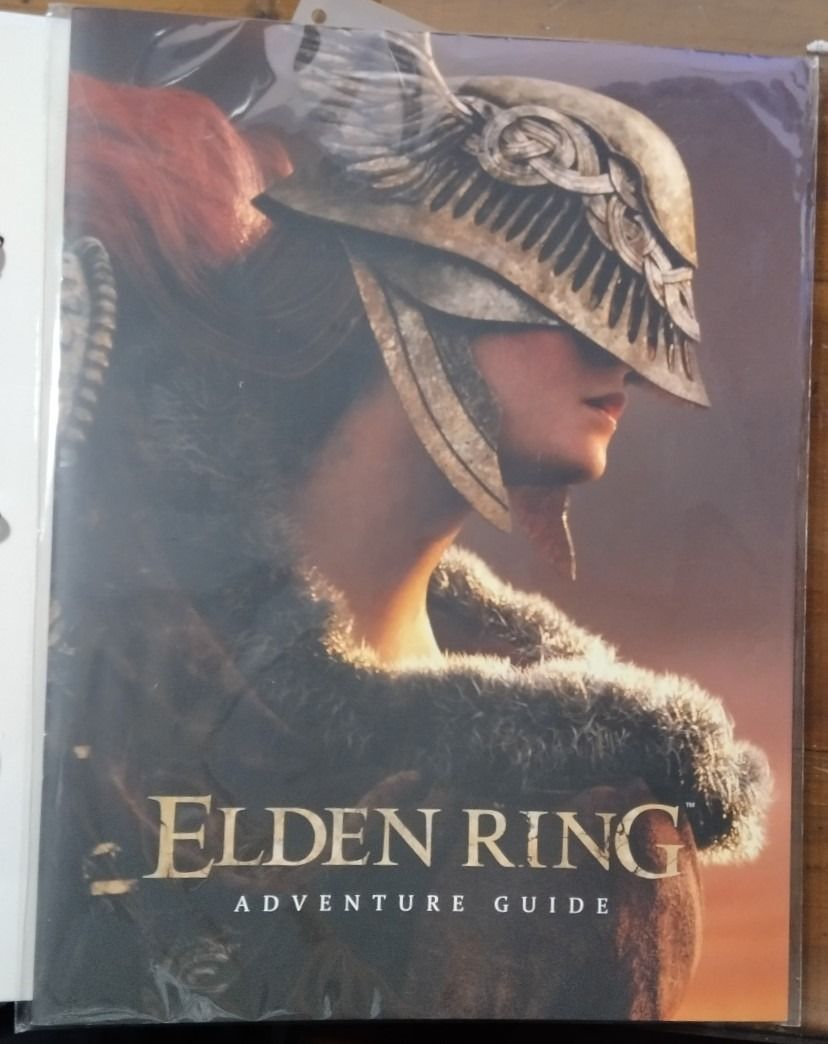 ELDEN RING ADVENTURE GUIDE Special Pamphlet & Map Poster 2022 Japan