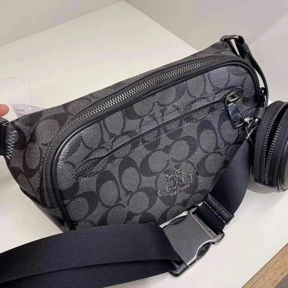Belt bag in clearance signature canvas coach