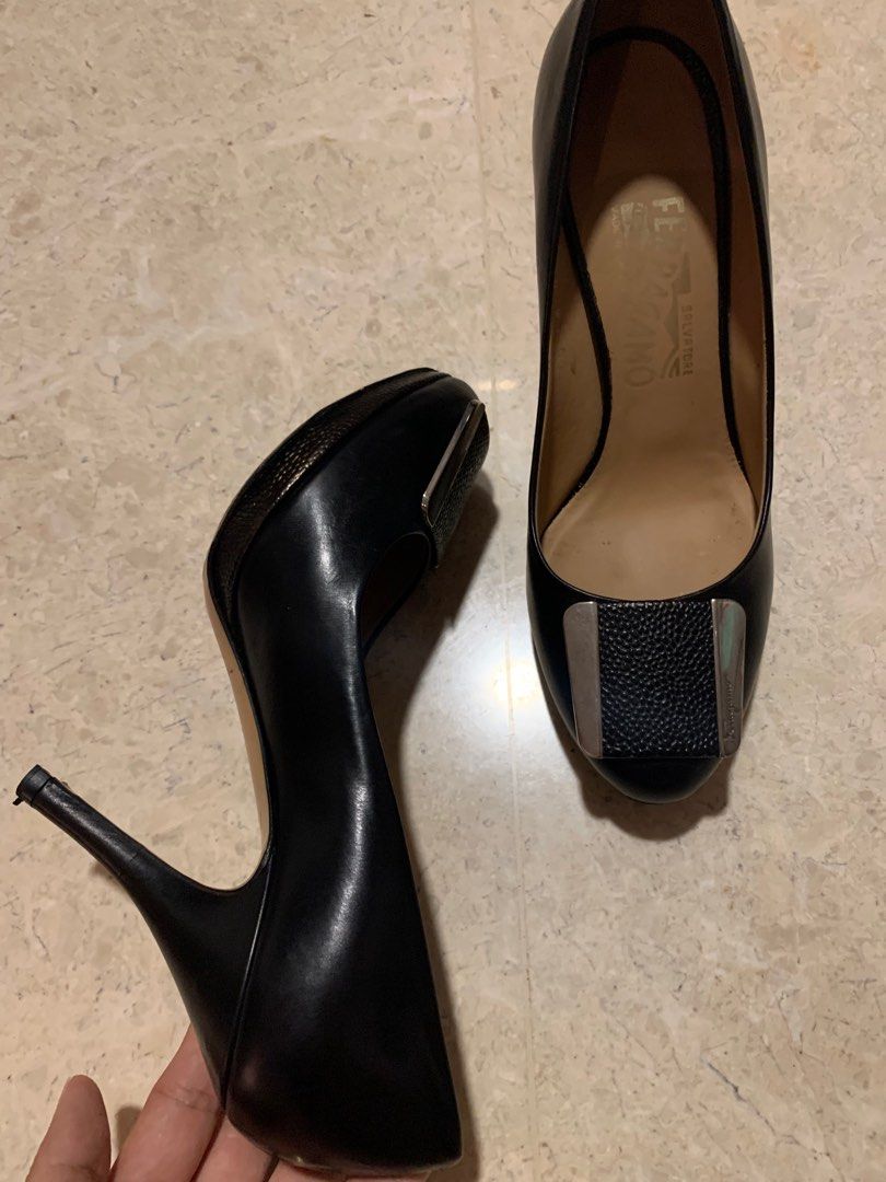 Size 4.5 hot sale black heels