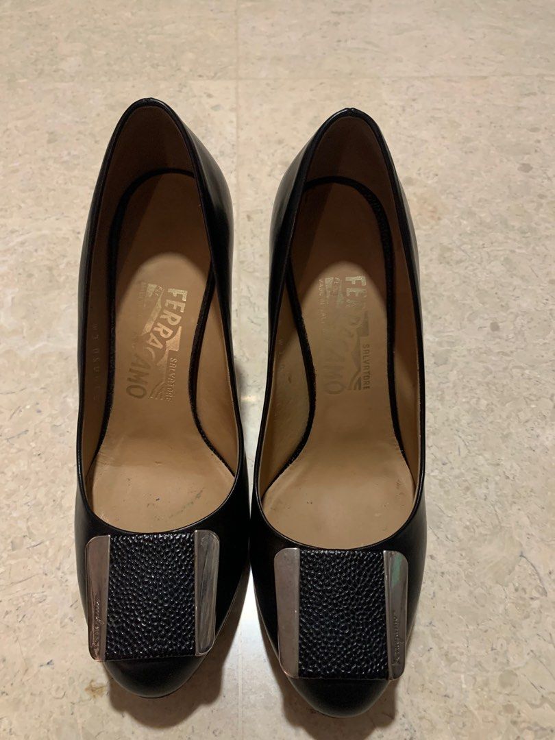 Size 4.5 black on sale heels